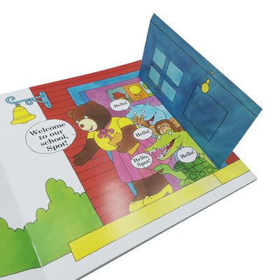 ζωηρόχρωμος πίνακας παιδιών εκτύπωσης βιβλίων 4C ιστορίας παιδιών συνήθειας 300gsm C1S